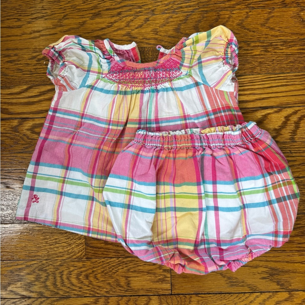 Ralph Lauren Madras Top & Bottoms